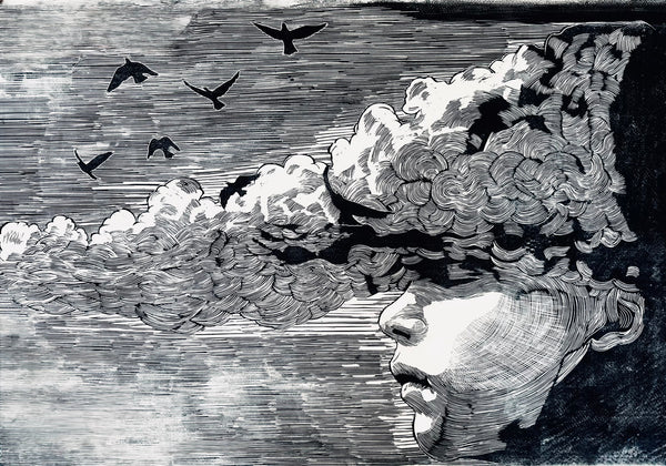 Estampe "De nos nuits"