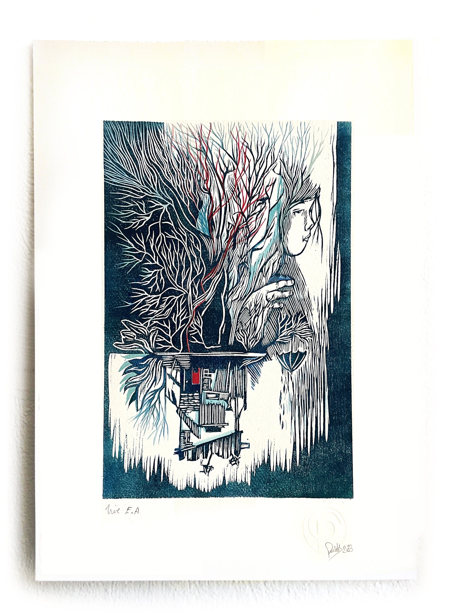 Estampe "Depuis les racines de mes villes»