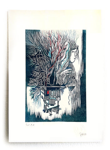 Estampe "Depuis les racines de mes villes»